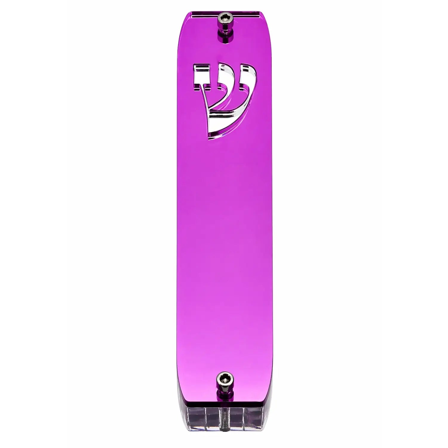Genesis Classic Mezuzah for Door – Handmade Premium Clear Acrylic Case – Model LSN-10074
