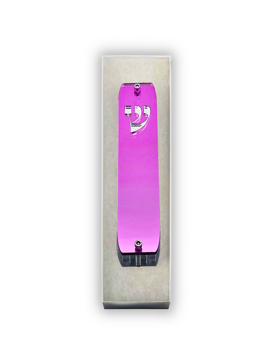 Genesis Classic Mezuzah for Door – Handmade Premium Clear Acrylic Case – Model LSN-10074