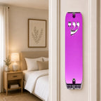 Genesis Classic Mezuzah for Door – Handmade Premium Clear Acrylic Case – Model LSN-10074