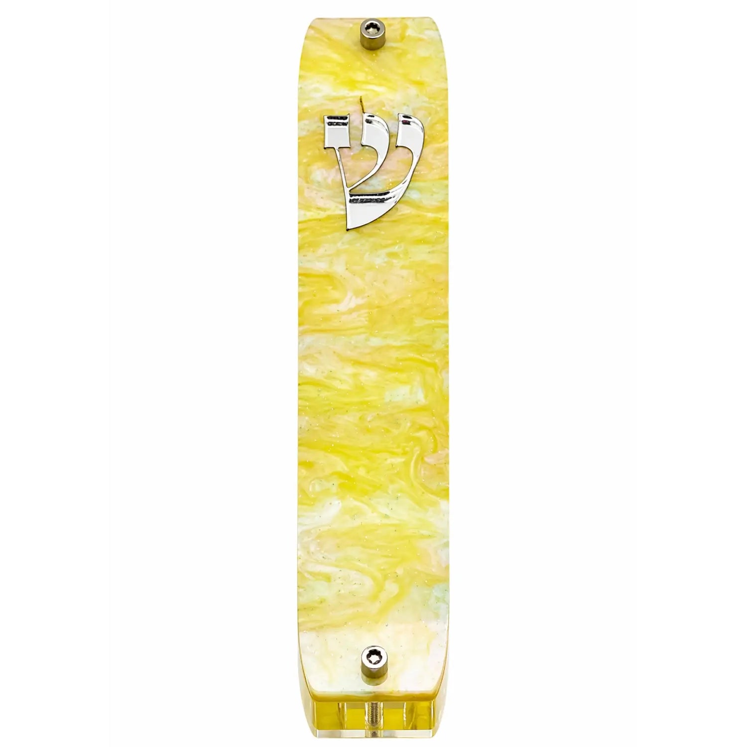 Genesis Classic Mezuzah for Door – Handmade Premium Clear Acrylic Case – Model LSN-10076