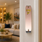 Genesis Classic Mezuzah for Door – Handmade Premium Clear Acrylic Case – Model LSN-10077
