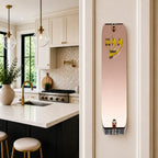Genesis Classic Mezuzah for Door – Handmade Premium Clear Acrylic Case – Model LSN-10077