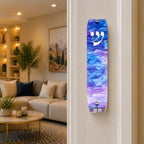 Genesis Classic Mezuzah for Door – Handmade Premium Clear Acrylic Case – Model LSN-10078