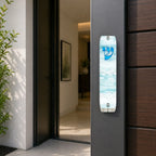 Genesis Classic Mezuzah for Door – Handmade Premium Clear Acrylic Case – Model LSN-10079