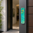 Genesis Classic Mezuzah for Door – Handmade Premium Clear Acrylic Case – Model LSN-10080