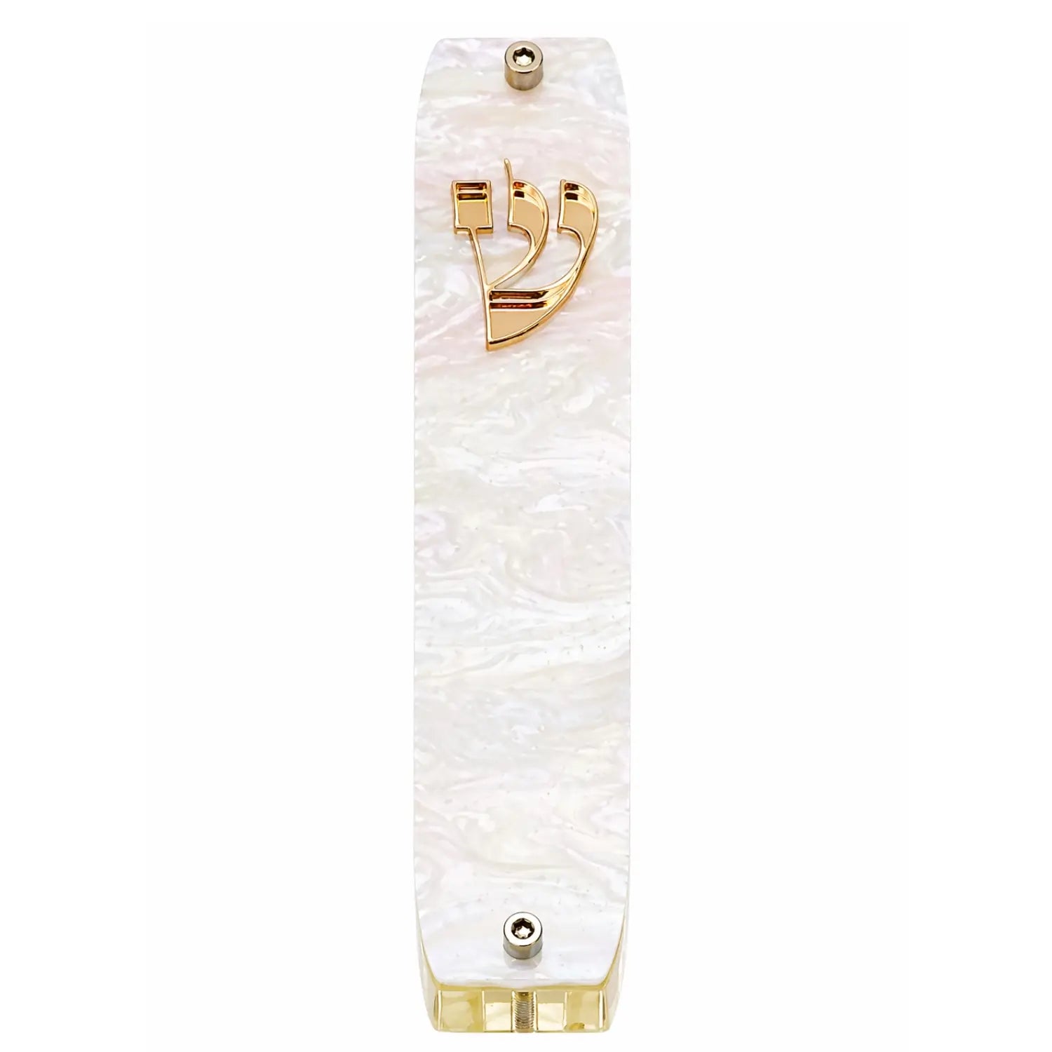 Genesis Classic Mezuzah for Door – Handmade Premium Clear Acrylic Case – Model LSN-10081