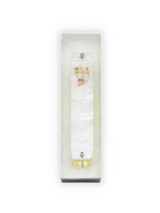 Genesis Classic Mezuzah for Door – Handmade Premium Clear Acrylic Case – Model LSN-10081