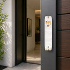 Genesis Classic Mezuzah for Door – Handmade Premium Clear Acrylic Case – Model LSN-10081