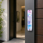 Genesis Classic Mezuzah for Door – Handmade Premium Clear Acrylic Case – Model LSN-10082