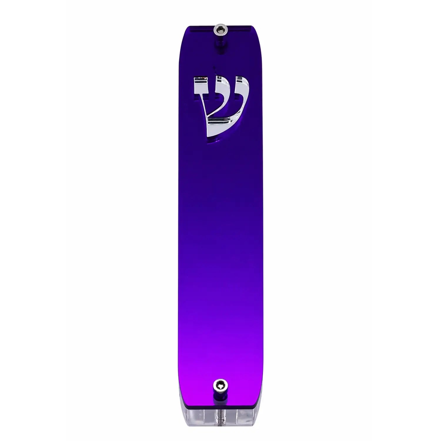 Genesis Classic Mezuzah for Door – Handmade Premium Clear Acrylic Case – Model LSN-10083