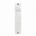 Genesis Classic Mezuzah for Door – Handmade Premium Clear Acrylic Case – Model LSN-10087