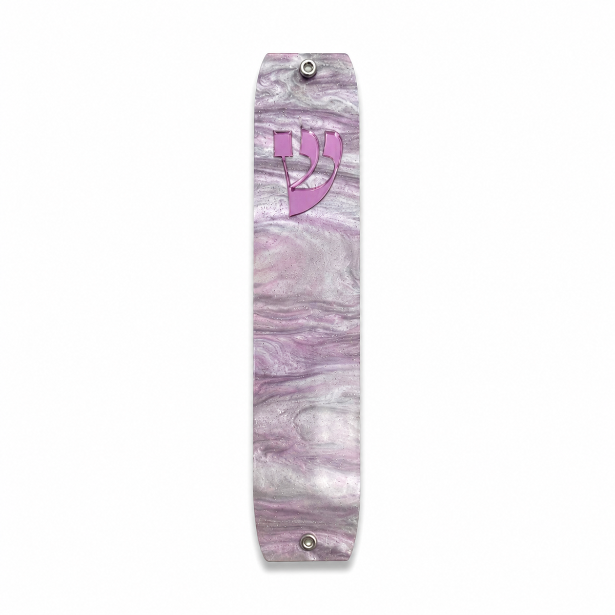 Genesis Classic Mezuzah for Door – Handmade Premium Clear Acrylic Case – Model LSN-10087