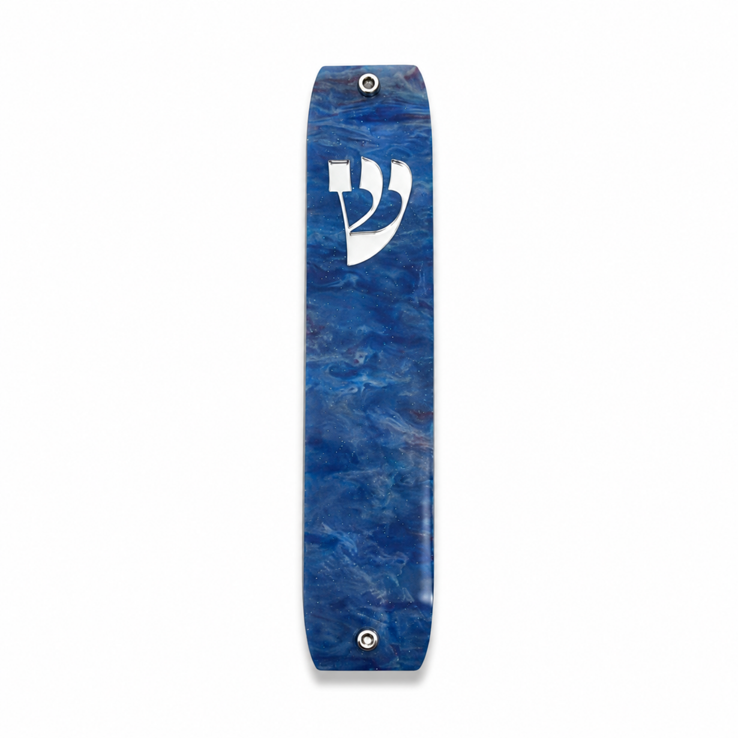 Genesis Classic Mezuzah for Door – Handmade Premium Clear Acrylic Case – Model LSN-10088