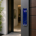 Genesis Small Mezuzah for Door – Handmade Premium Clear Acrylic Case – Model LSN-20003