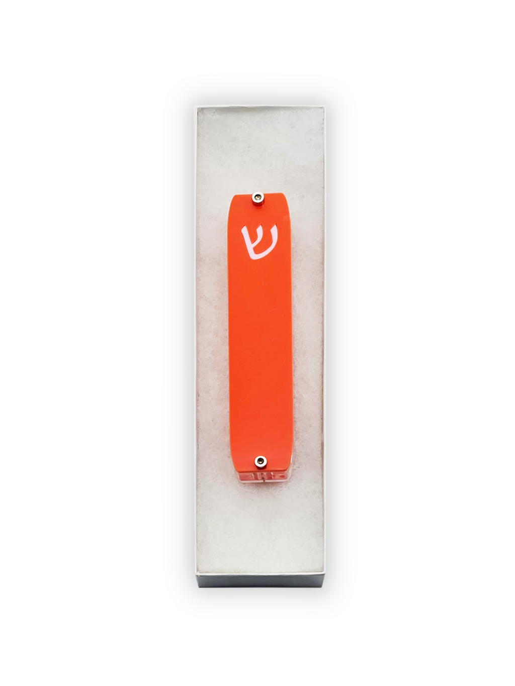 Genesis Small Mezuzah for Door – Handmade Premium Clear Acrylic Case – Model LSN-20004