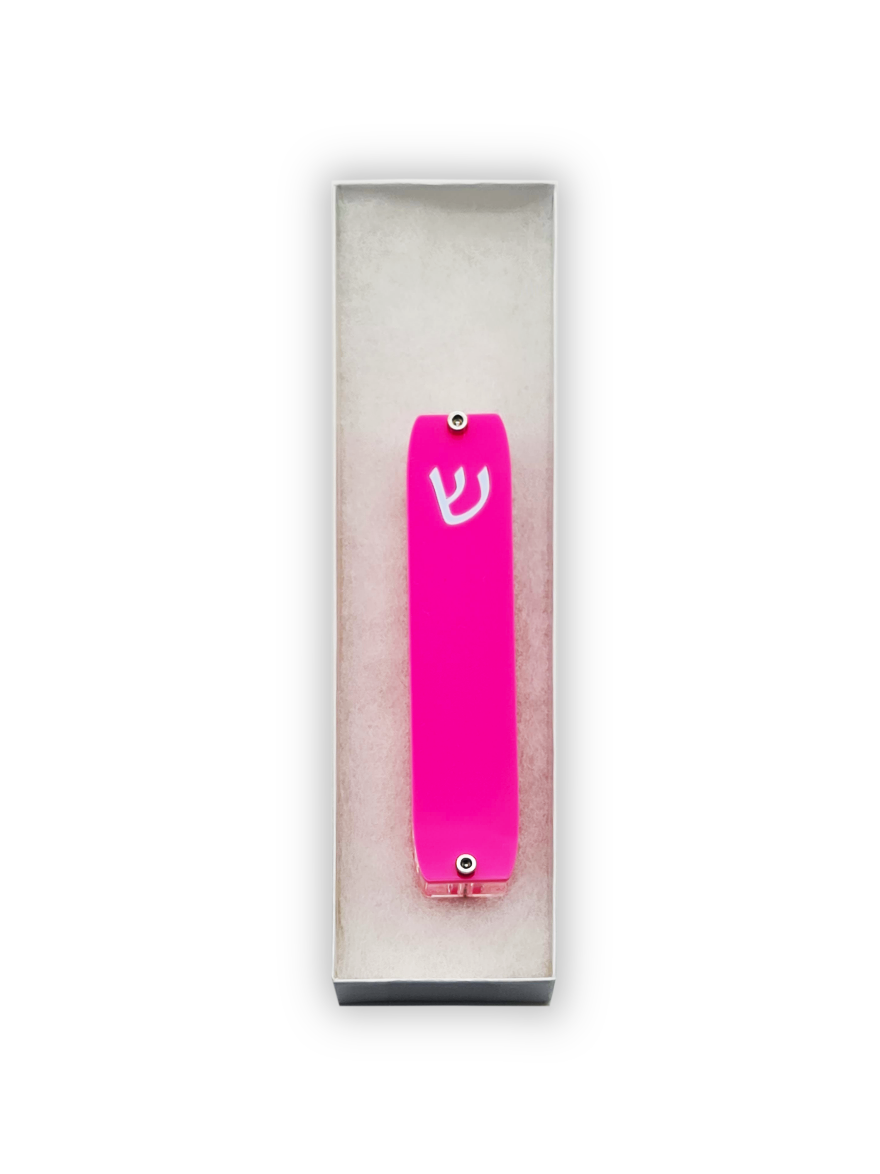Genesis Small Mezuzah for Door – Handmade Premium Clear Acrylic Case – Model LSN-20008