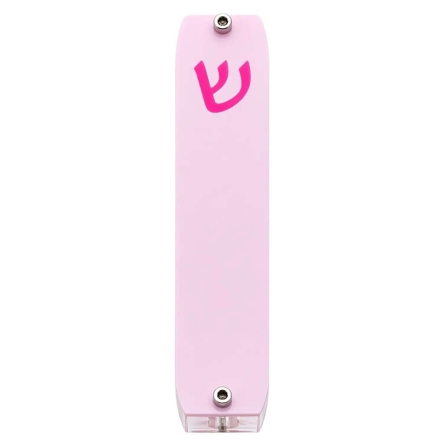 Genesis Small Mezuzah for Door – Handmade Premium Clear Acrylic Case – Model LSN-20016