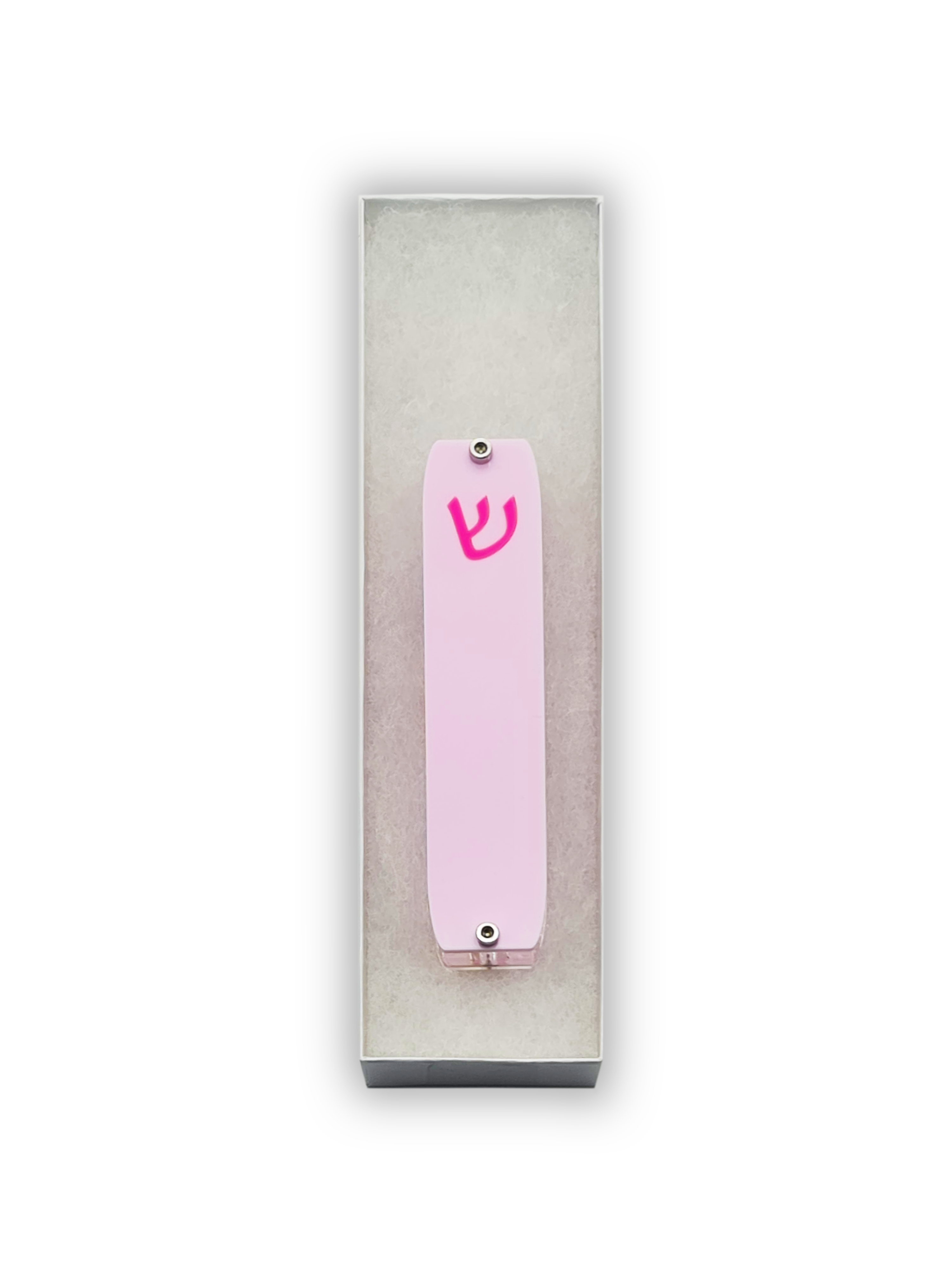 Genesis Small Mezuzah for Door – Handmade Premium Clear Acrylic Case – Model LSN-20016