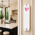 Genesis Small Mezuzah for Door – Handmade Premium Clear Acrylic Case – Model LSN-20021
