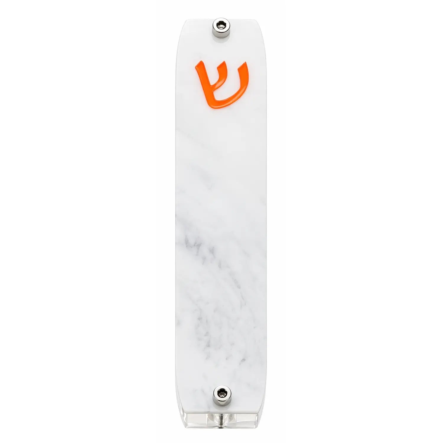 Genesis Small Mezuzah for Door – Handmade Premium Clear Acrylic Case – Model LSN-20022