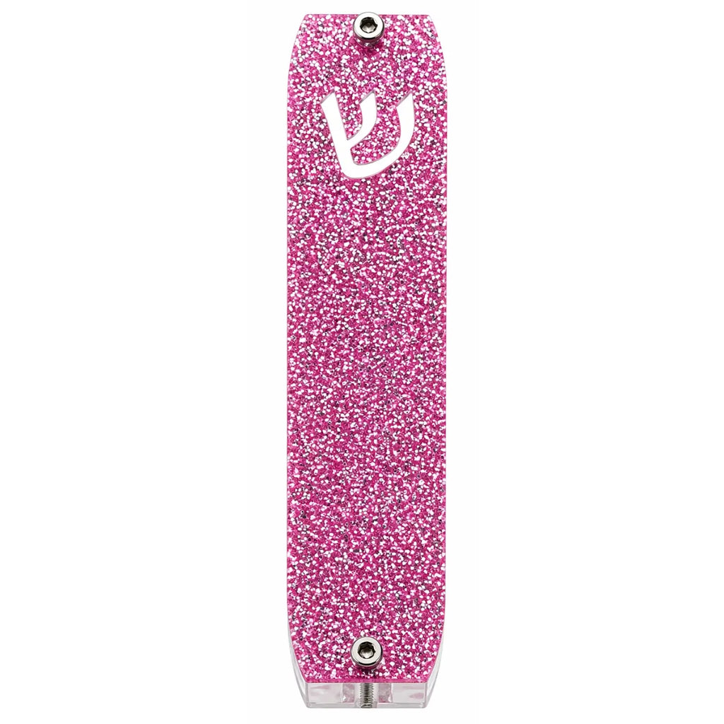 Genesis Small Mezuzah for Door – Handmade Premium Clear Acrylic Case – Model LSN-20027