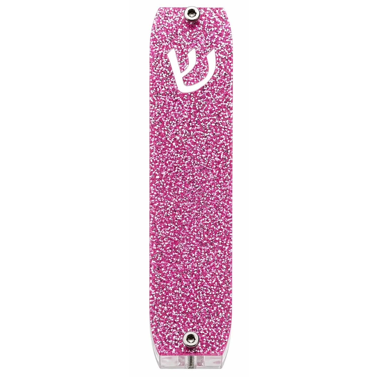 Genesis Small Mezuzah for Door – Handmade Premium Clear Acrylic Case – Model LSN-20027
