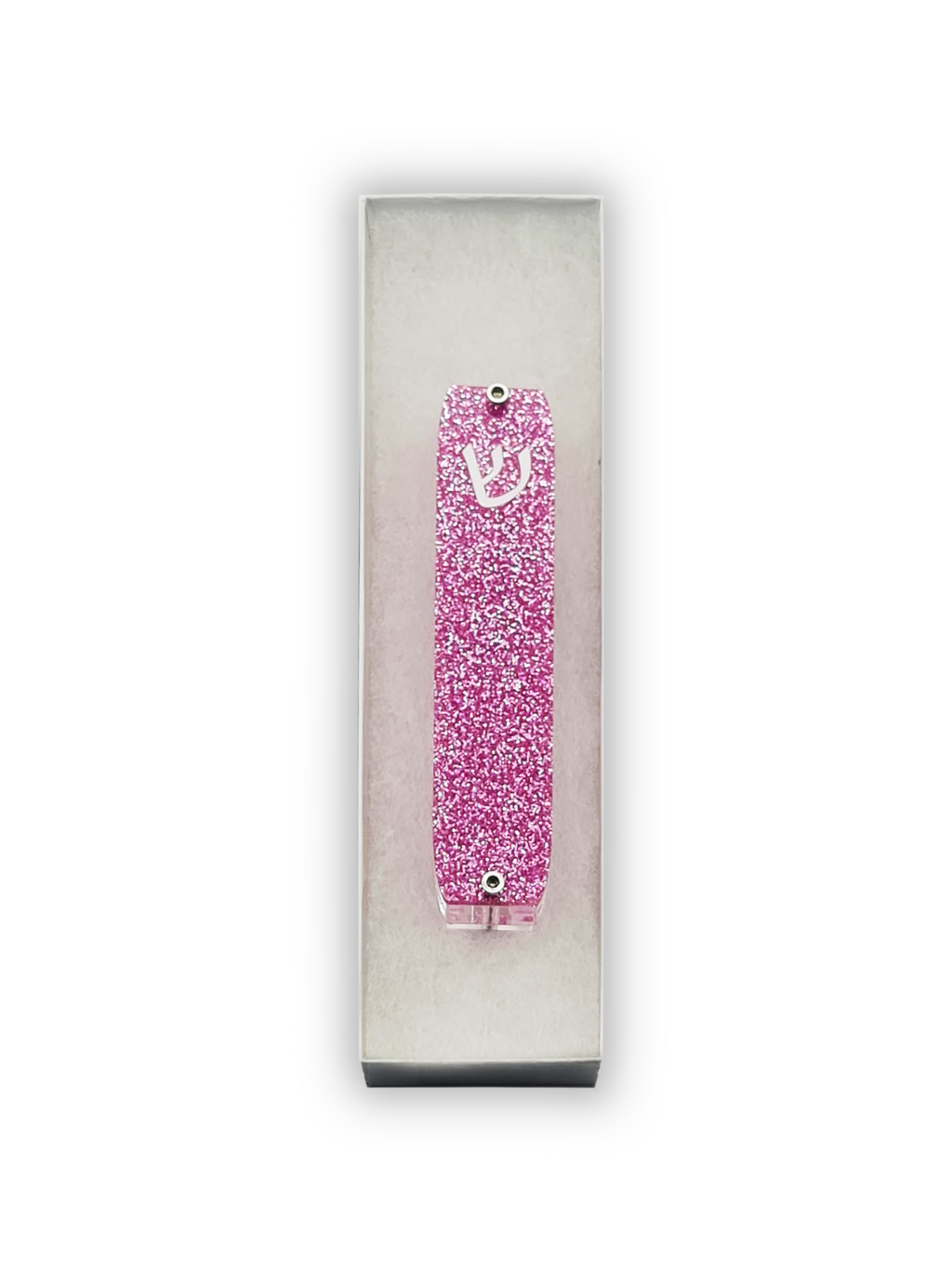 Genesis Small Mezuzah for Door – Handmade Premium Clear Acrylic Case – Model LSN-20027
