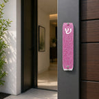 Genesis Small Mezuzah for Door – Handmade Premium Clear Acrylic Case – Model LSN-20027