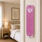 Genesis Small Mezuzah for Door – Handmade Premium Clear Acrylic Case – Model LSN-20027