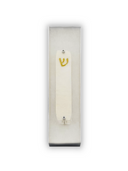 Genesis Small Mezuzah for Door – Handmade Premium Clear Acrylic Case – Model LSN-20029