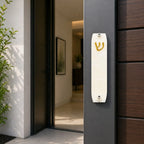 Genesis Small Mezuzah for Door – Handmade Premium Clear Acrylic Case – Model LSN-20029