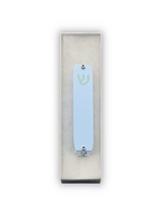 Genesis Small Mezuzah for Door – Handmade Premium Clear Acrylic Case – Model LSN-20030