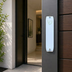 Genesis Small Mezuzah for Door – Handmade Premium Clear Acrylic Case – Model LSN-20030