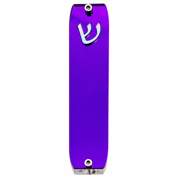 Genesis Small Mezuzah for Door – Handmade Premium Clear Acrylic Case – Model LSN-20033
