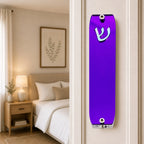 Genesis Small Mezuzah for Door – Handmade Premium Clear Acrylic Case – Model LSN-20033