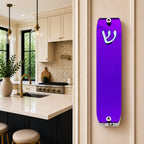 Genesis Small Mezuzah for Door – Handmade Premium Clear Acrylic Case – Model LSN-20033