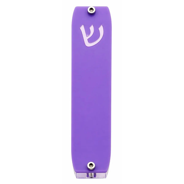 Genesis Small Mezuzah for Door – Handmade Premium Clear Acrylic Case – Model LSN-20034