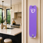 Genesis Small Mezuzah for Door – Handmade Premium Clear Acrylic Case – Model LSN-20034