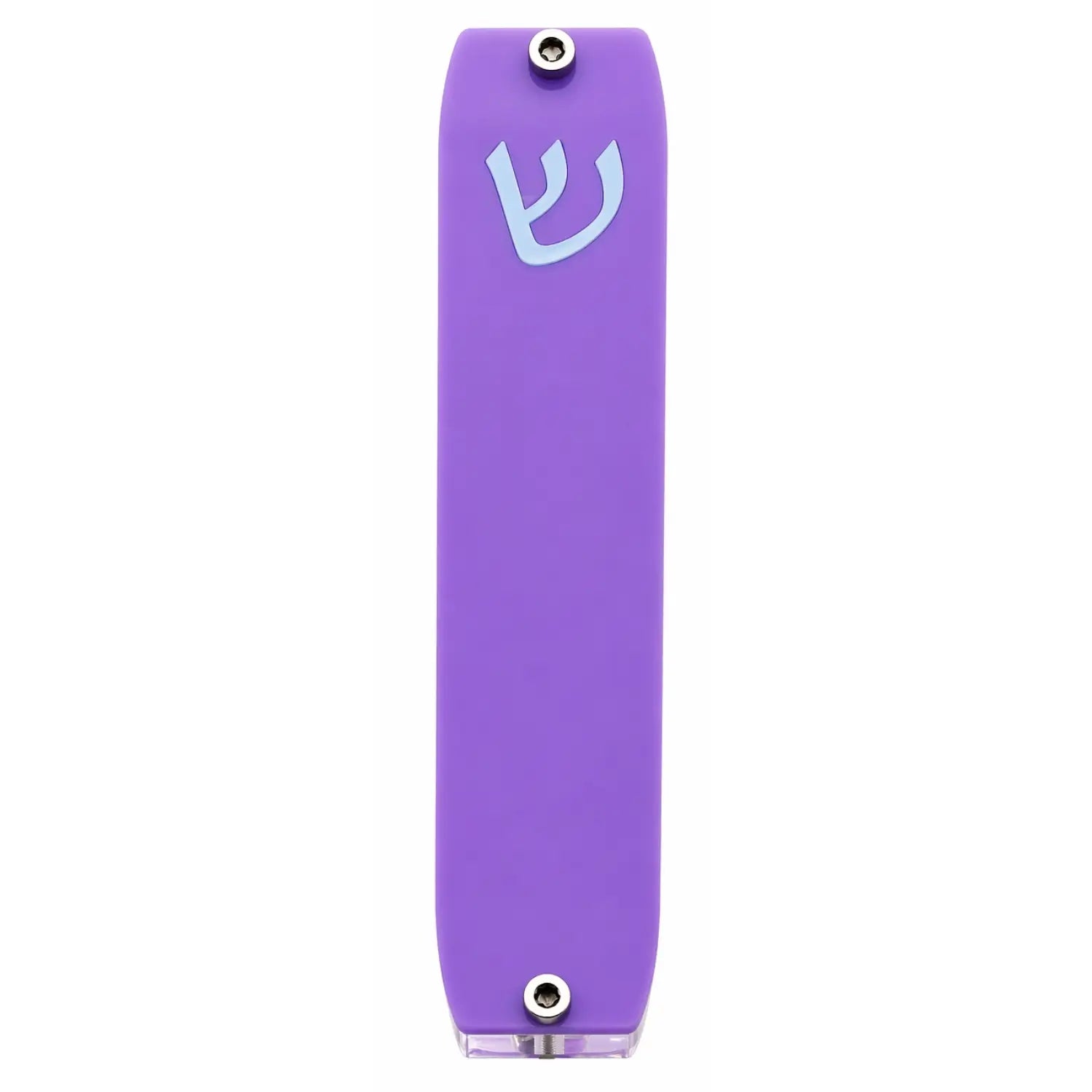 Genesis Small Mezuzah for Door – Handmade Premium Clear Acrylic Case – Model LSN-20035