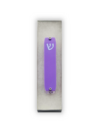 Genesis Small Mezuzah for Door – Handmade Premium Clear Acrylic Case – Model LSN-20035