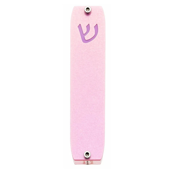 Genesis Small Mezuzah for Door – Handmade Premium Clear Acrylic Case – Model LSN-20037