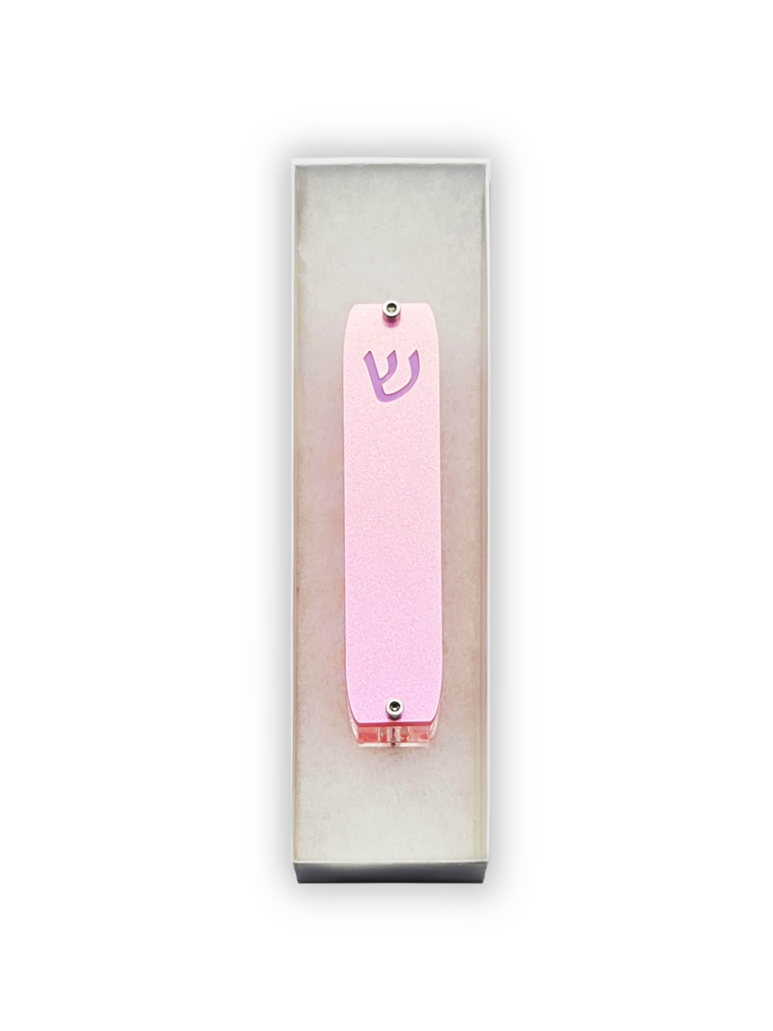Genesis Small Mezuzah for Door – Handmade Premium Clear Acrylic Case – Model LSN-20037