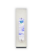 Genesis Small Mezuzah for Door – Handmade Premium Clear Acrylic Case – Model LSN-20039