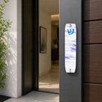 Genesis Small Mezuzah for Door – Handmade Premium Clear Acrylic Case – Model LSN-20039