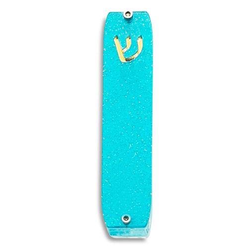 Genesis Small Mezuzah for Door – Handmade Premium Clear Acrylic Case – Model LSN-20041