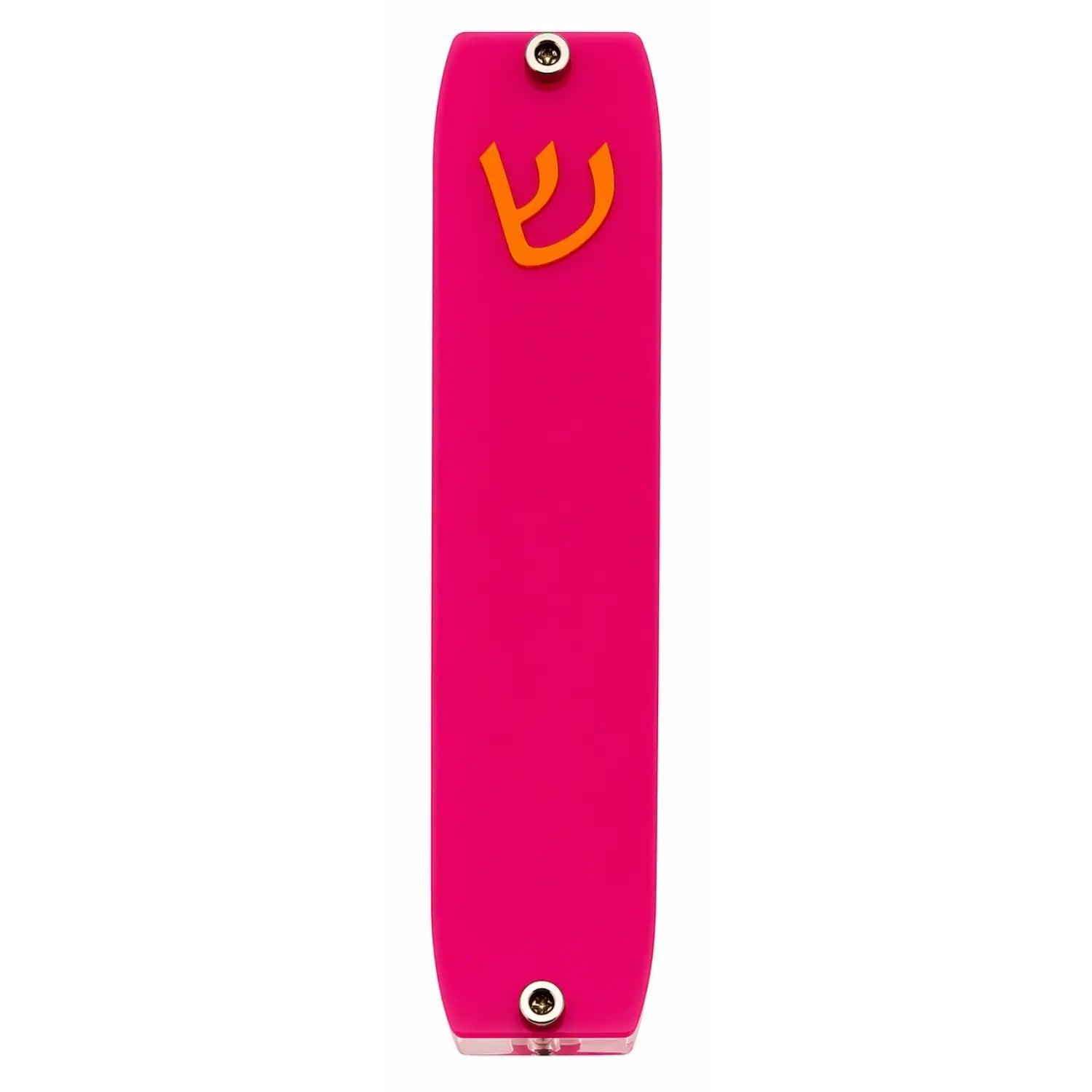Genesis Small Mezuzah for Door – Handmade Premium Clear Acrylic Case – Model LSN-20043