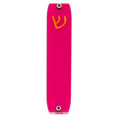 Genesis Small Mezuzah for Door – Handmade Premium Clear Acrylic Case – Model LSN-20043