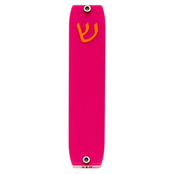 Genesis Small Mezuzah for Door – Handmade Premium Clear Acrylic Case – Model LSN-20043