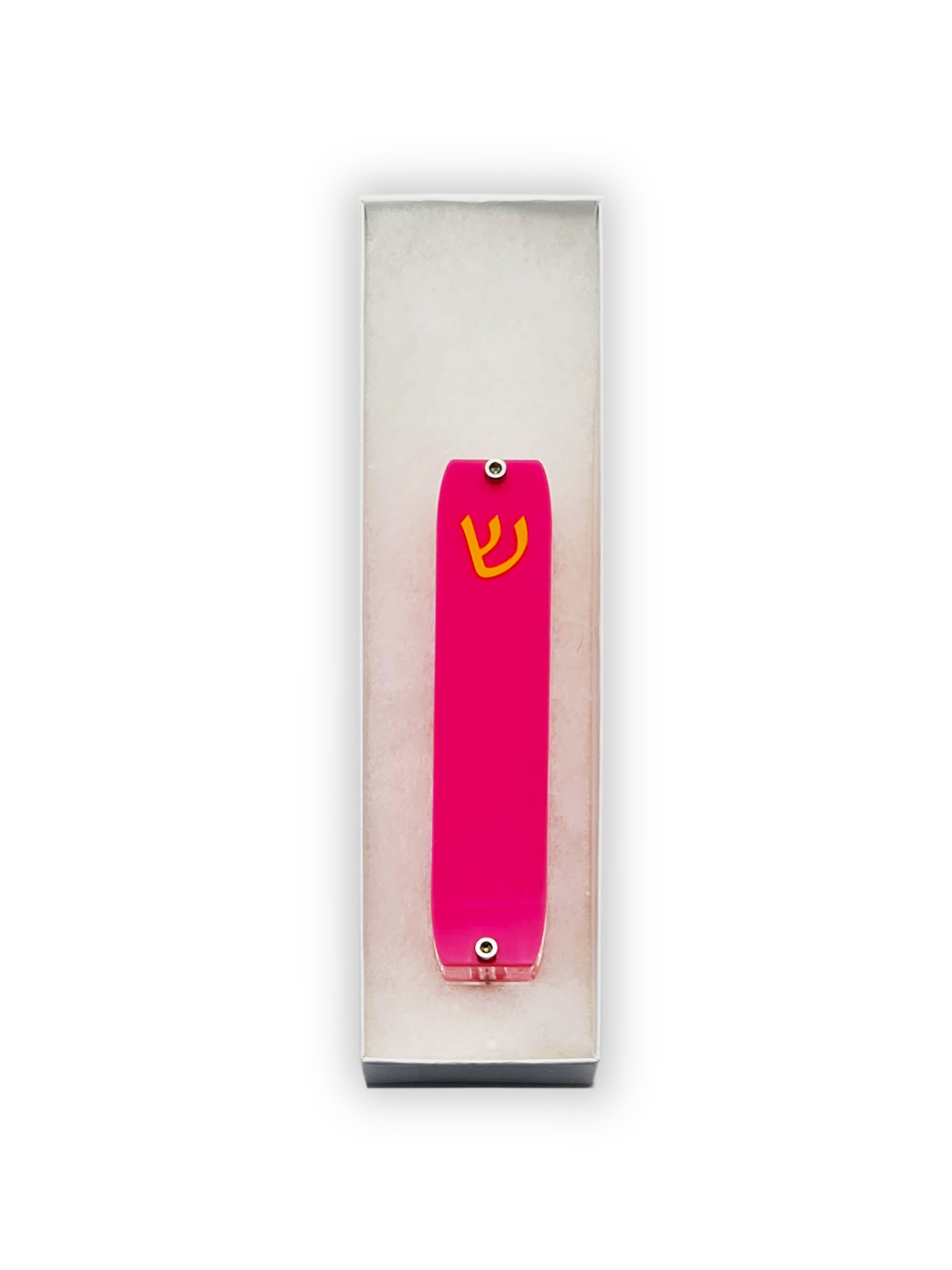 Genesis Small Mezuzah for Door – Handmade Premium Clear Acrylic Case – Model LSN-20043