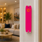 Genesis Small Mezuzah for Door – Handmade Premium Clear Acrylic Case – Model LSN-20043